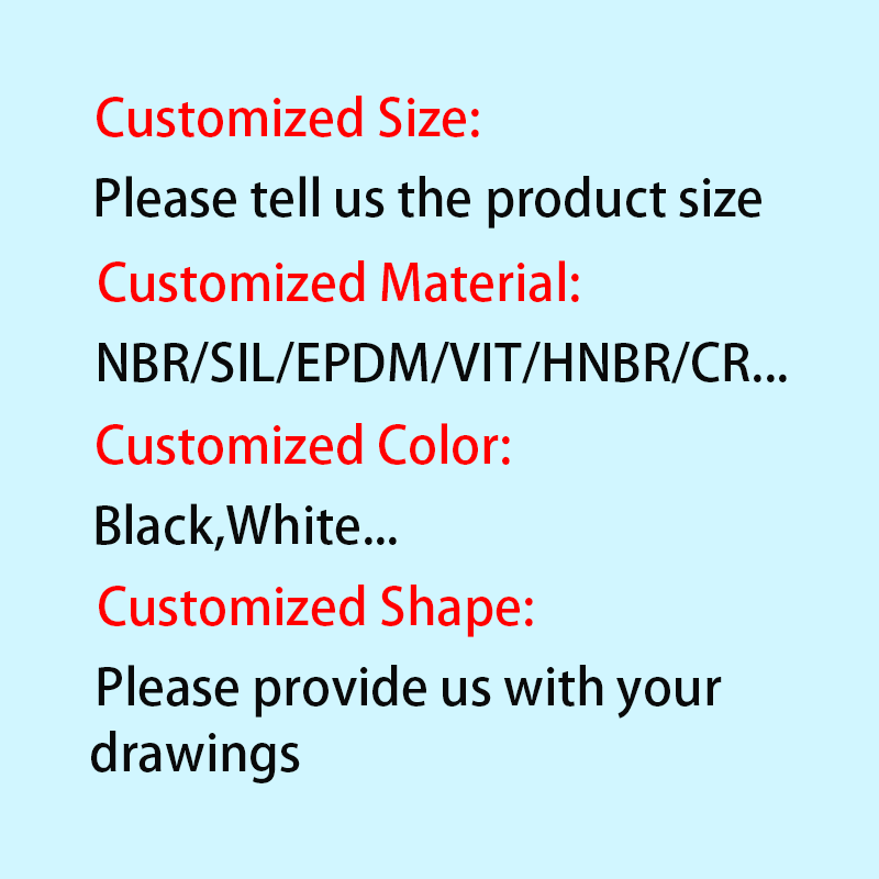 Manufacturer Custom Nonstandard Moulded Parts Other Silicone Nbr Rubber Parts Custom