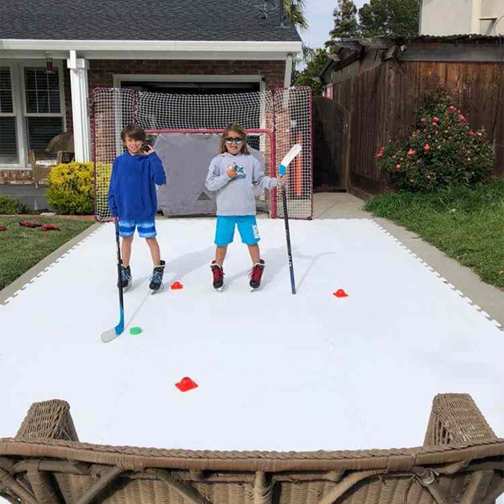 zspe flooring tiles skating roller hockey padding ice skating sheet ice rink barrier synthetic ice rink artificial rink