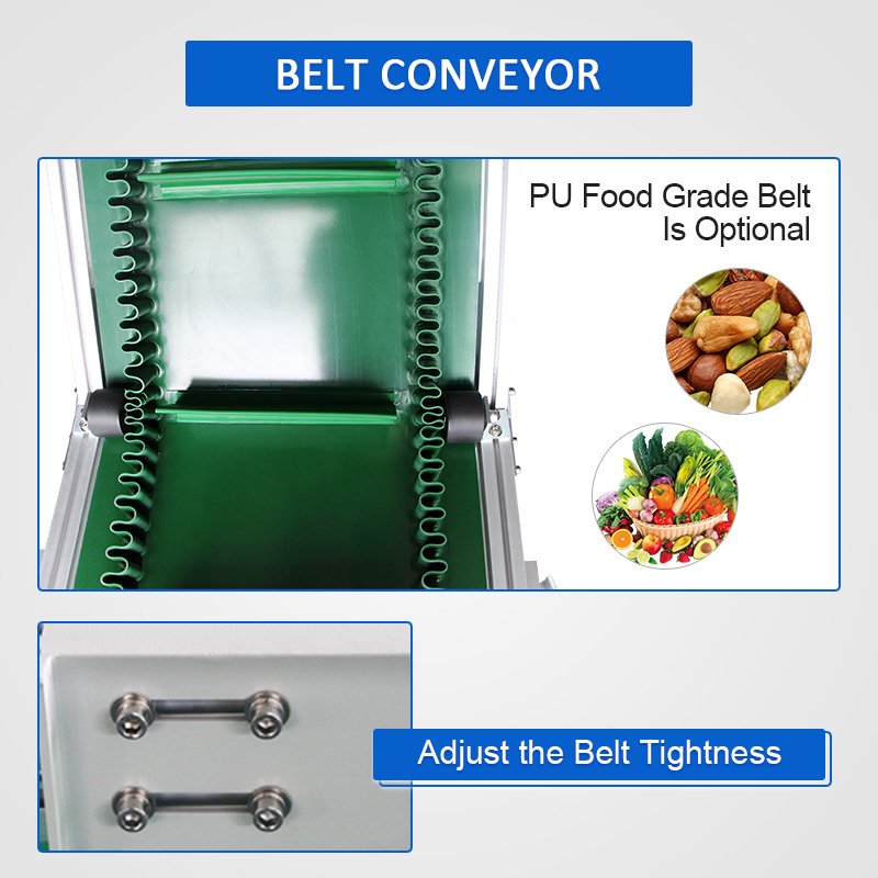 Bifa Portable Adjustable Height Inclined Staircase pu pvc Assembly Line Belt Conveyor for Stairs