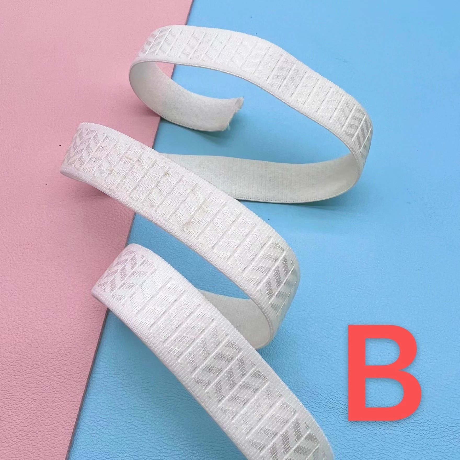 Factory Wholesale Bud Edge Bright Shoulder Strap Pattern Jacquard Strap Underwear Elastic Strap Elastic Ribbon