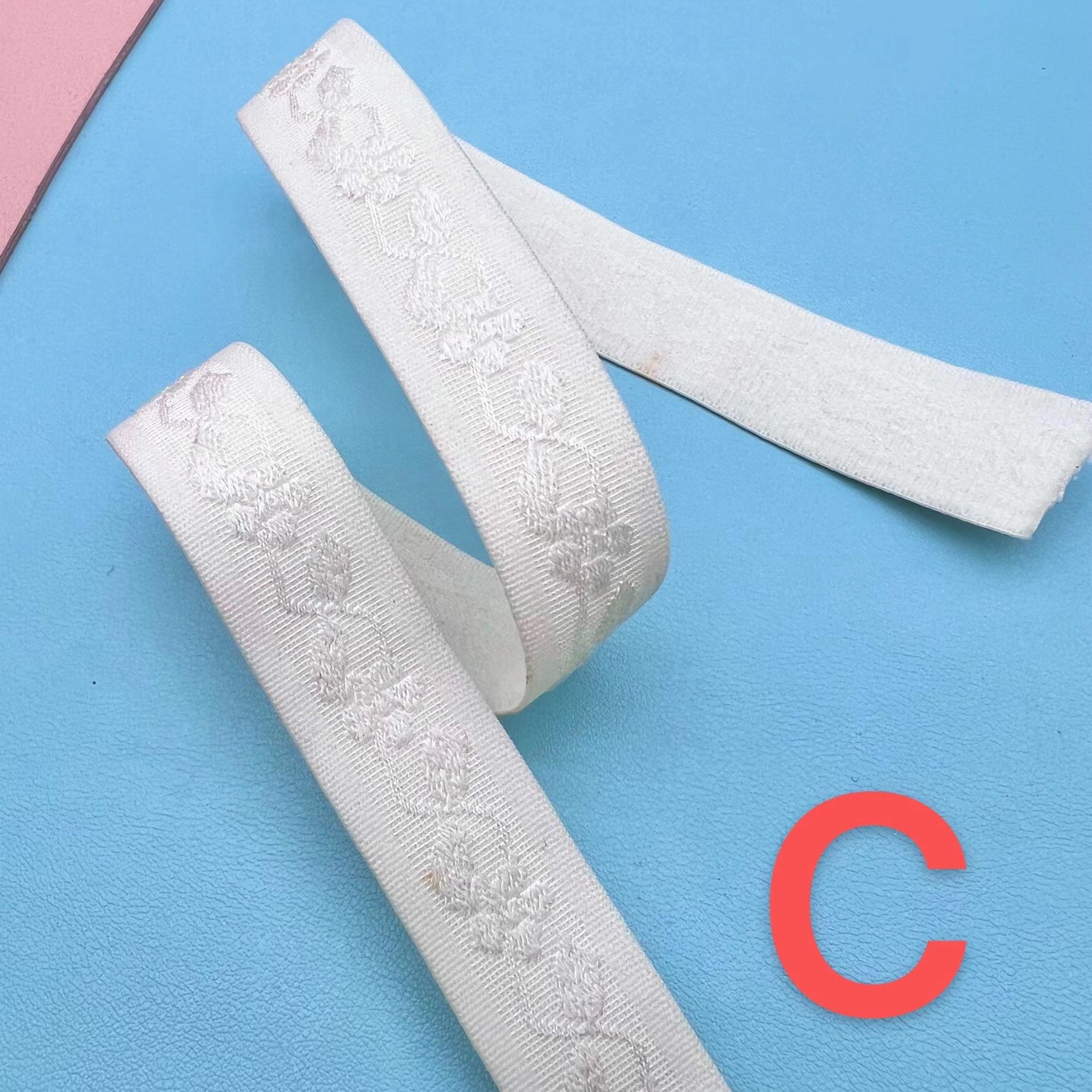 Factory Wholesale Bud Edge Bright Shoulder Strap Pattern Jacquard Strap Underwear Elastic Strap Elastic Ribbon