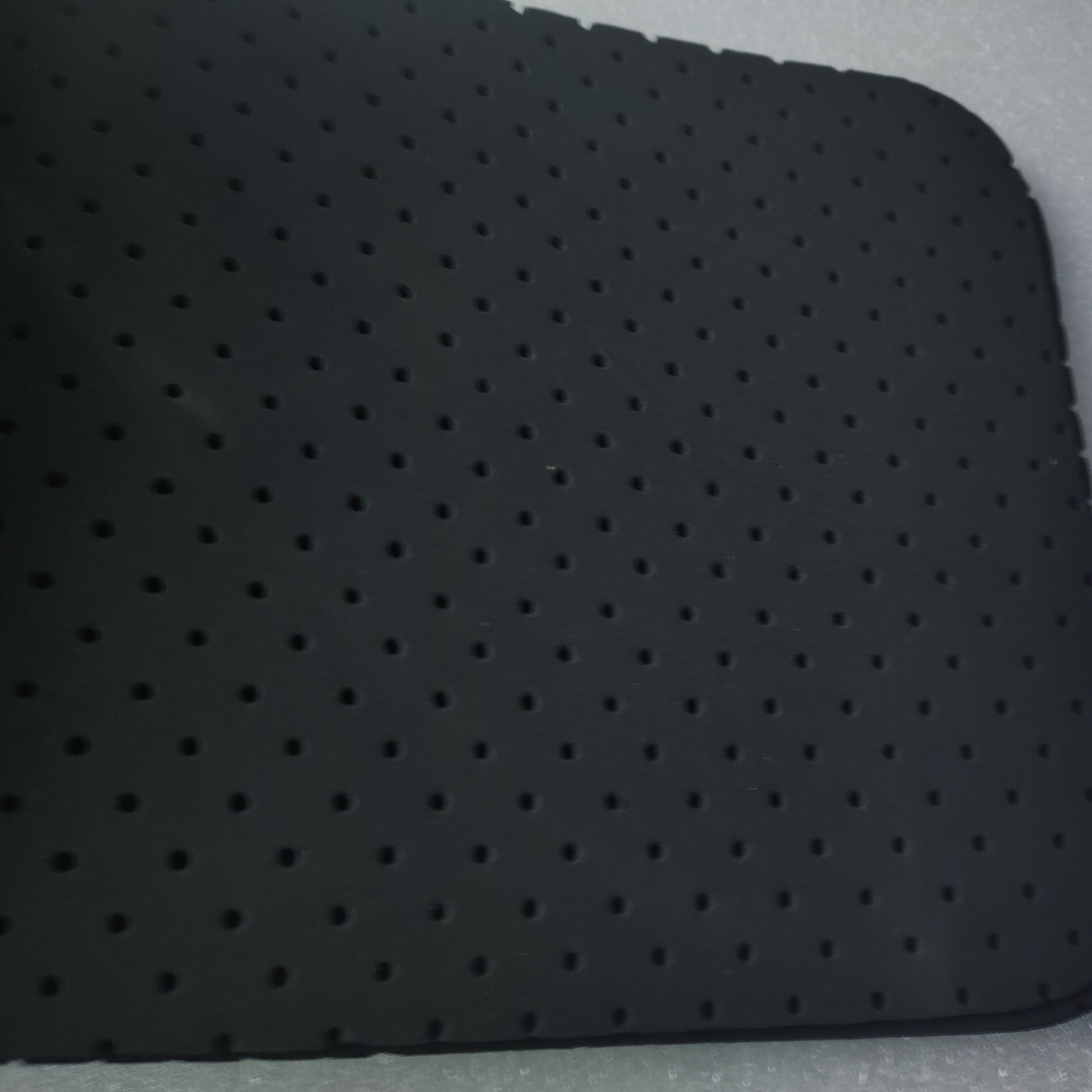 Custom Punching Hole Sizes Neoprene Fabric High Elastic Breathable Perforated Neoprene Foam Rubber Sheet