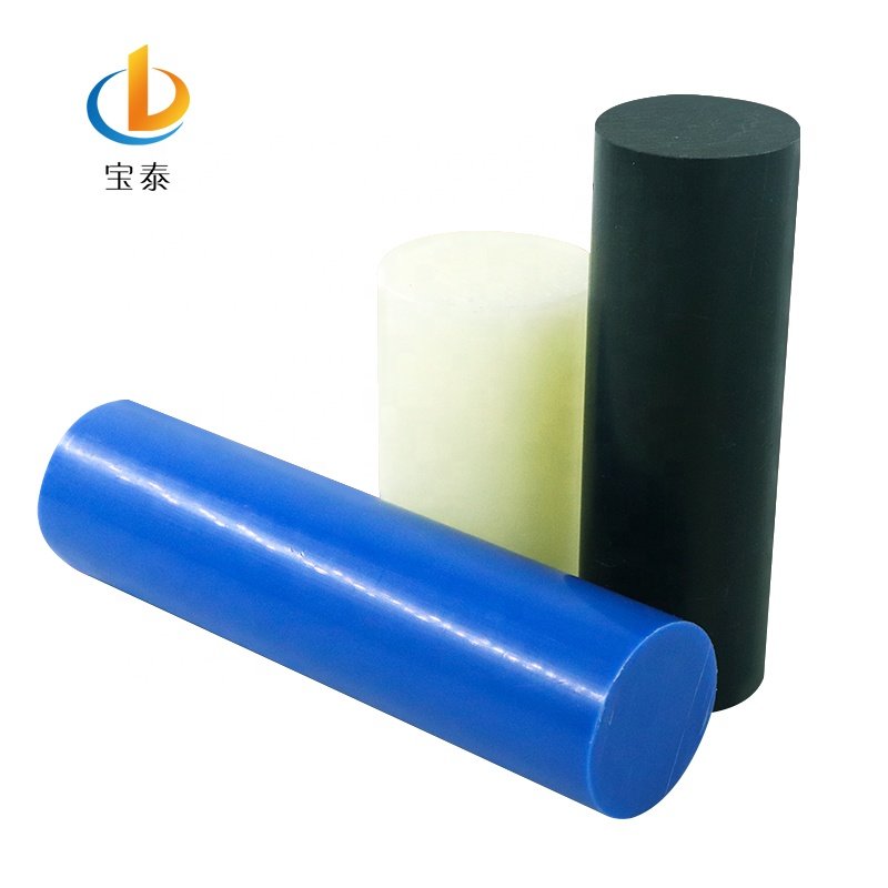 High Precision Customized Polyamide 66 Nylon Rod round Bar 5mm-400mm 3-400mm MC Nylon PA6 Rod with Cutting Service