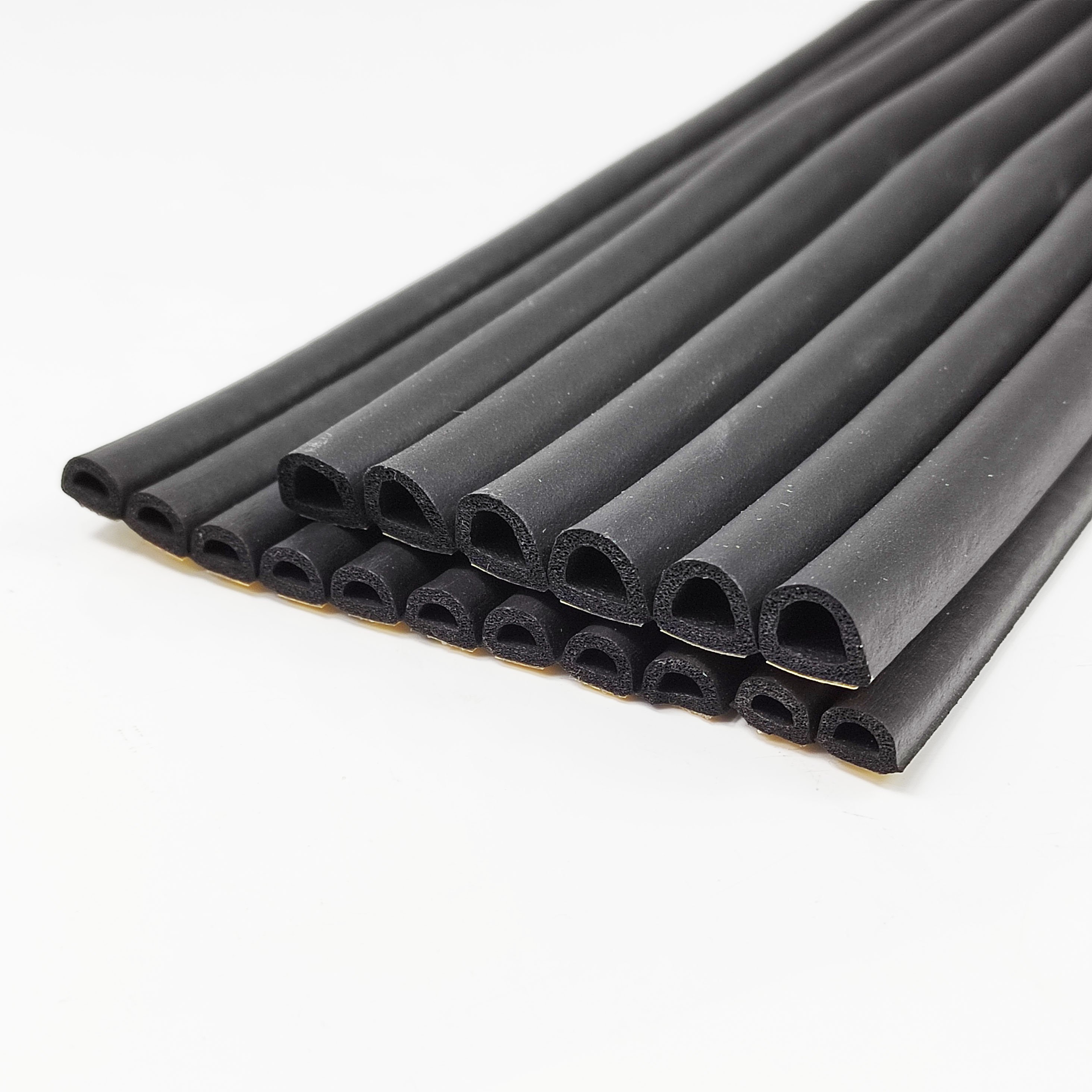 D Type Door Protector Strips Auto Door Weatherstrip Car Rubber Seal Auto Rubber Door Seals