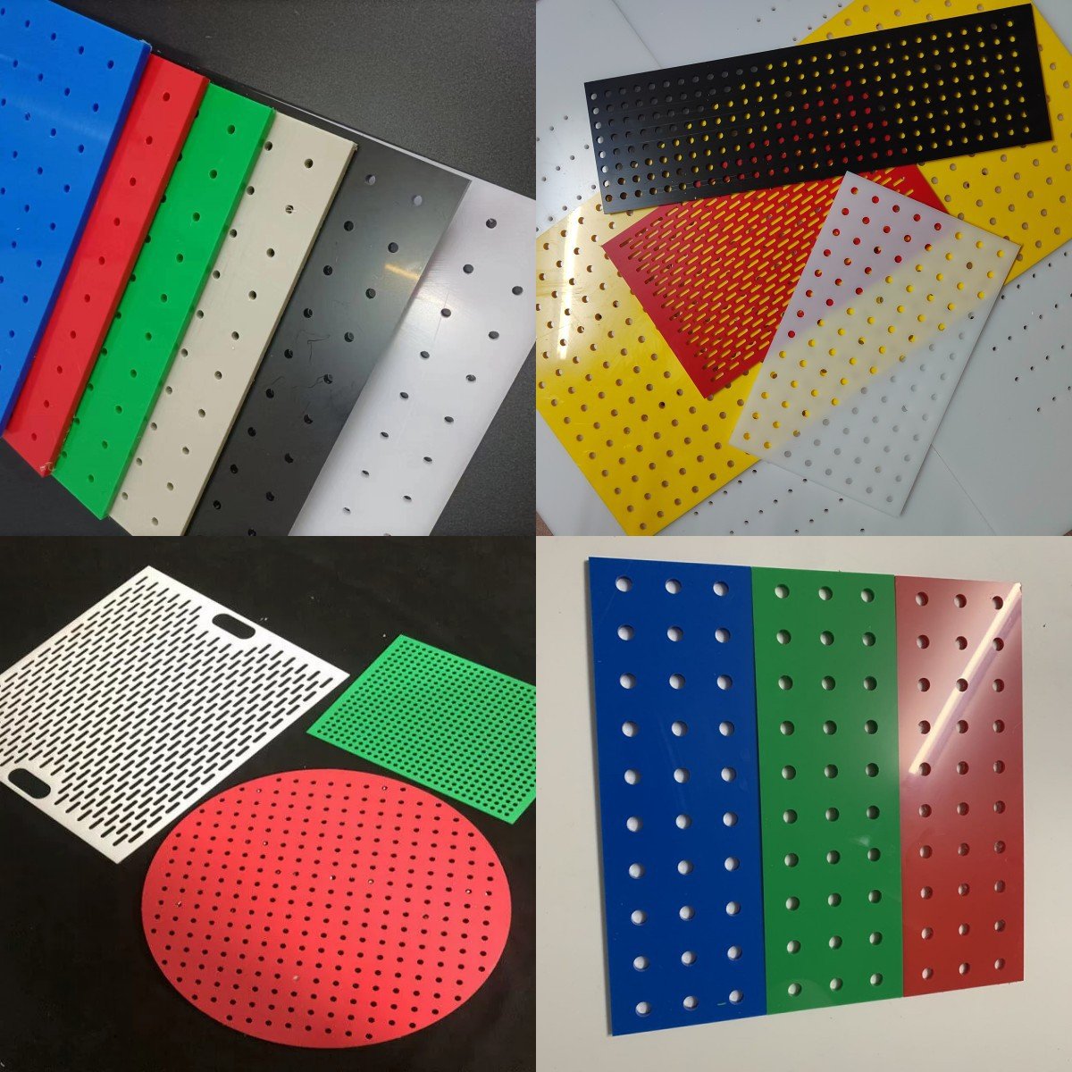 Customized PP PE PVC Perforated Plastic Sheet