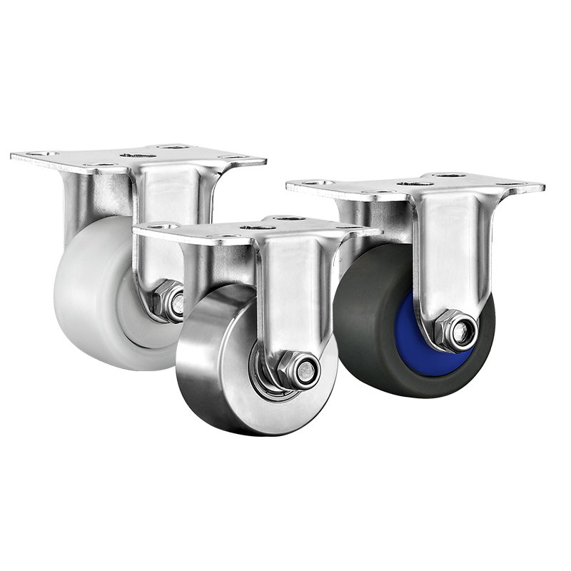 2" Light duty Low Gravity Small PA/TPR/Solid Steel Swivel Casters Stainless Steel Industrial Trolley Wheels Castor