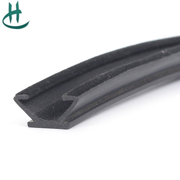 Automotive Rubber Flocked Glass Run Channel Strip High Performance Seal
