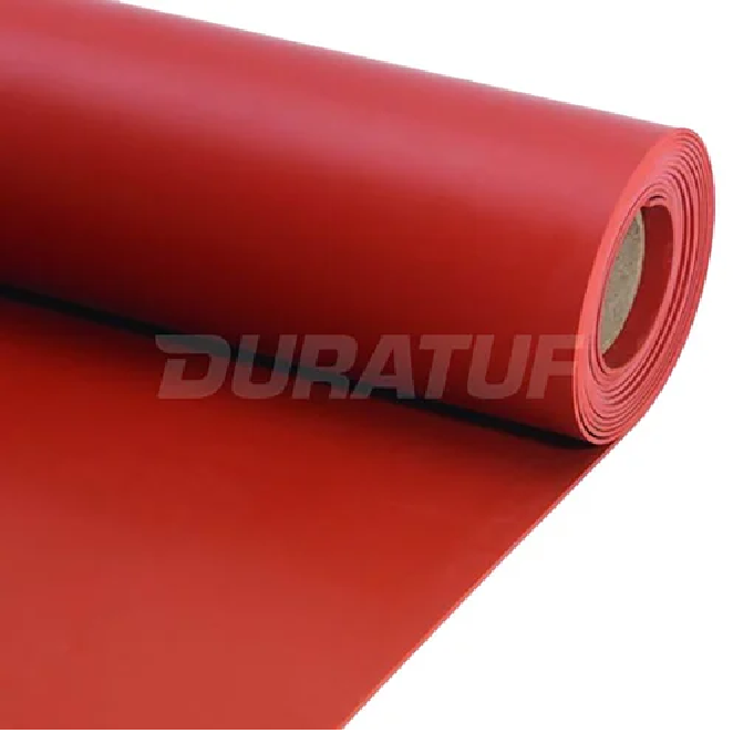 High Temperature Anti-Slip Silicone Rubber Sheets Smooth Surface Industrial Flooring Hot Selling with Cutting Processing Service