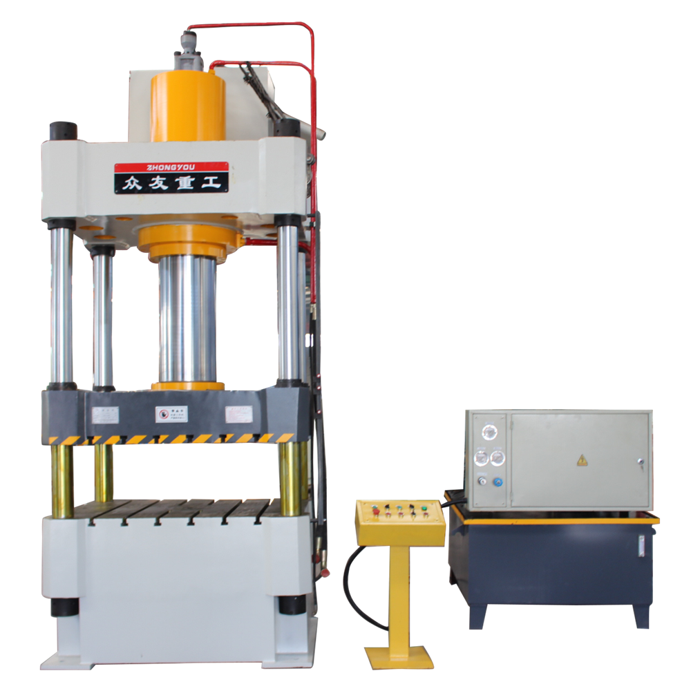 Production and manufacture PLASTIC SAND TILE MACHINE 4 column hydraulic press machine