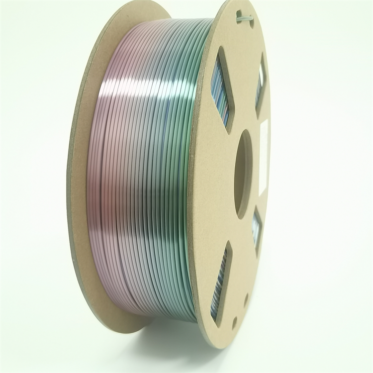diyin 3D 1kg PLA Filament 3d silk rainbow rrinter Filament 1.75mm Pla Filamento 3d Printing Filament Extruded Plastic PLA Rods