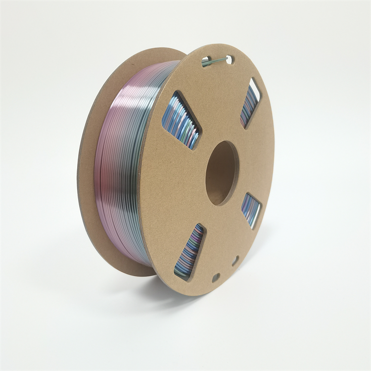 diyin 3D 1kg PLA Filament 3d silk rainbow rrinter Filament 1.75mm Pla Filamento 3d Printing Filament Extruded Plastic PLA Rods