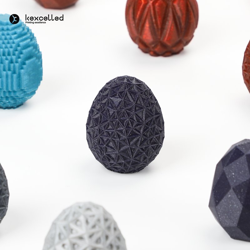Raw Materials From International Factories Kexcelled 3D Printing Material 1.75Mm 1Kg Pla Filament 3D Printed Plastic Rods