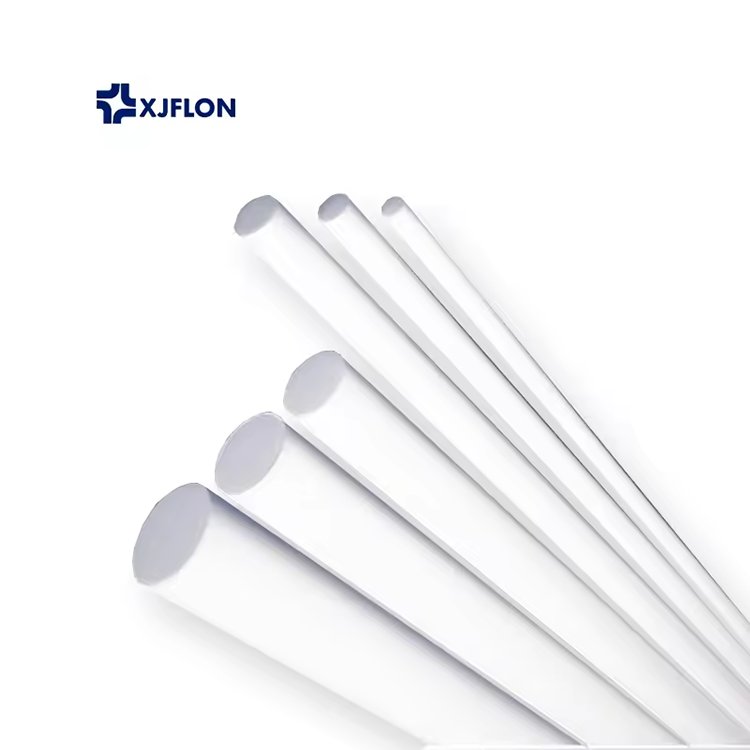 free sample custom high strength white ptfe extruded rod wear resistant plastic rods