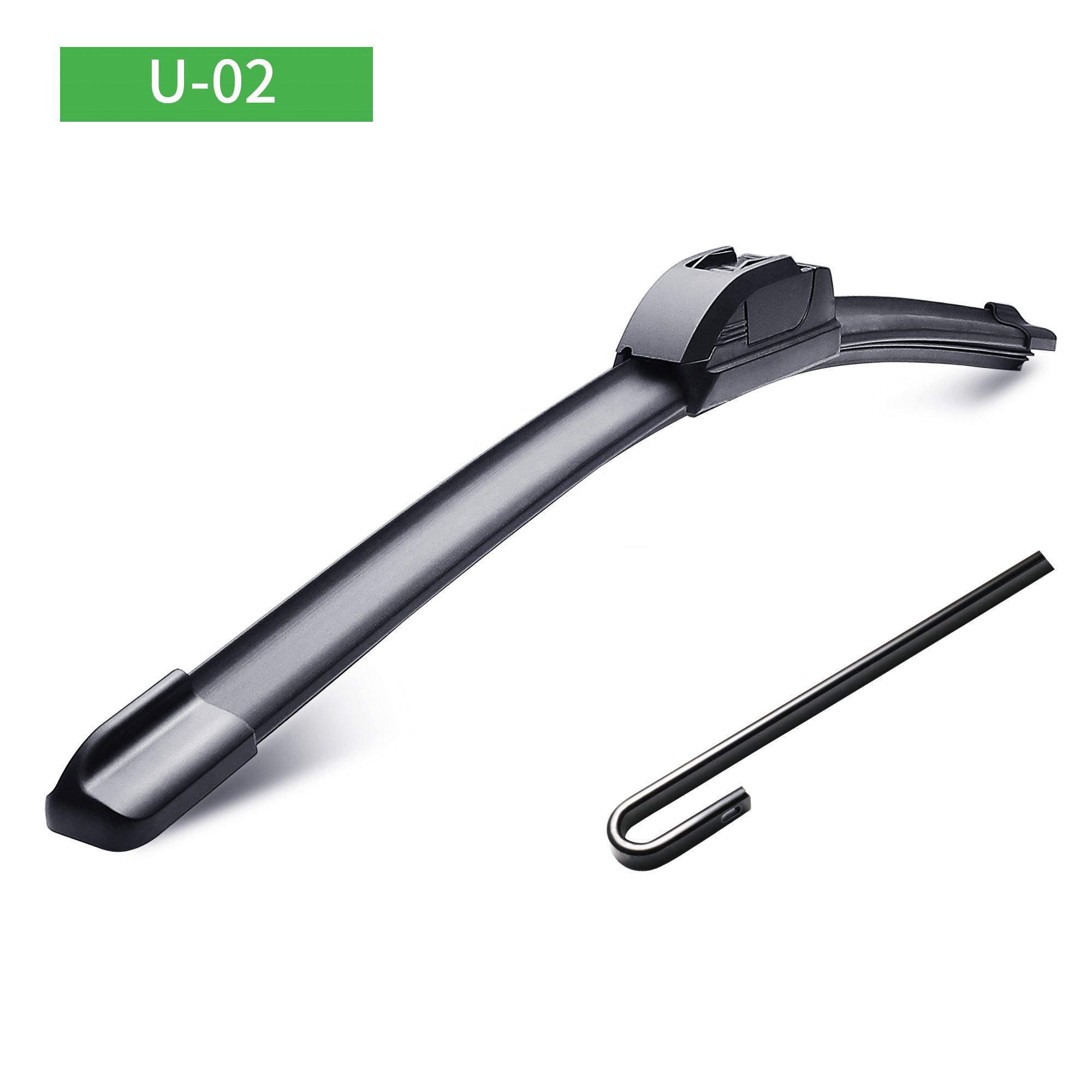 High quality automotive windshield wiper blades made of universal soft rubber