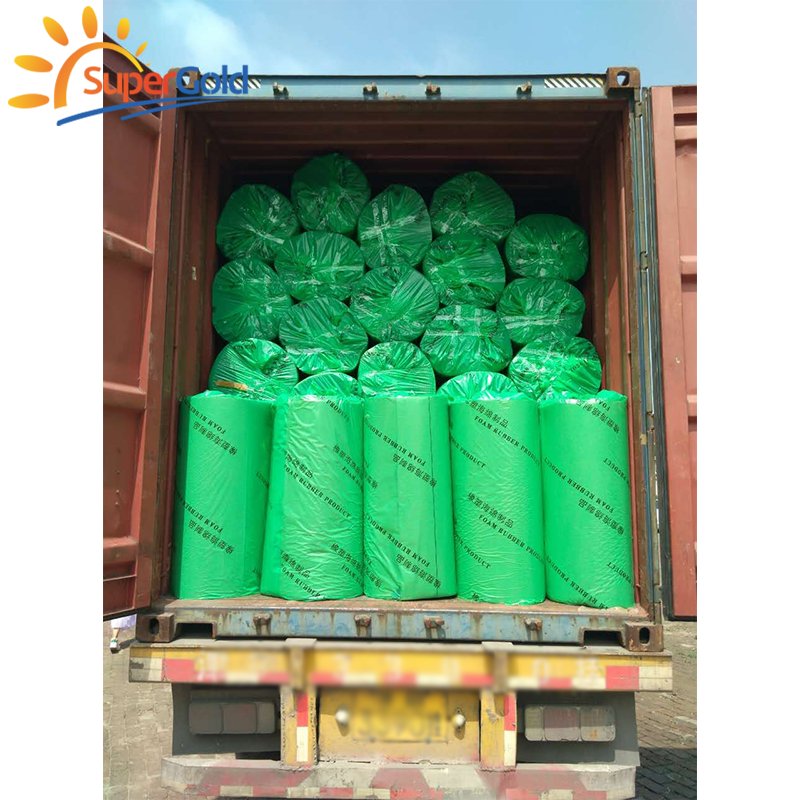 Foam Rubber Sheets Elastic NBR Foam Sheets Rubber Plastic Sheet With Alum Foil