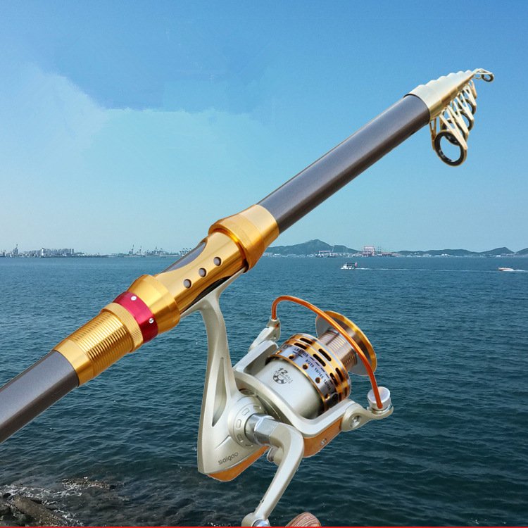 shero Cheap Wholesale Hard Rod Fishing Equipment Fishing Rod And Reel Set Telescopic Fishing Rod Set