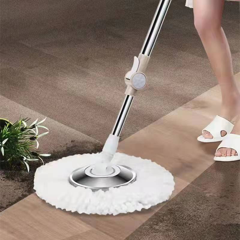 hot sale factory easy cleaning microfiber mops swivel spinning 360 rotating clean floor spin magic mop with plastic bucket