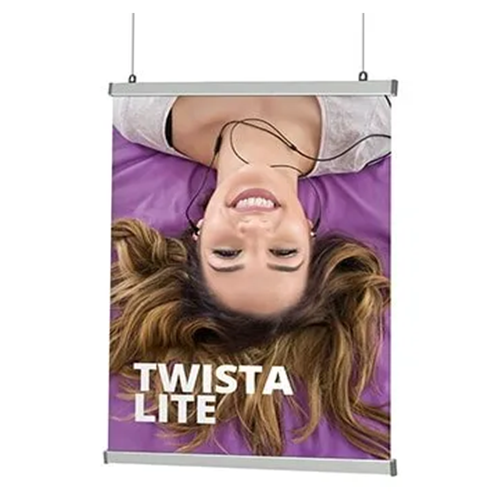 Hanging Picture Banner Nordic Black Plastic Rod Wall Art Poster for Festival Decoration