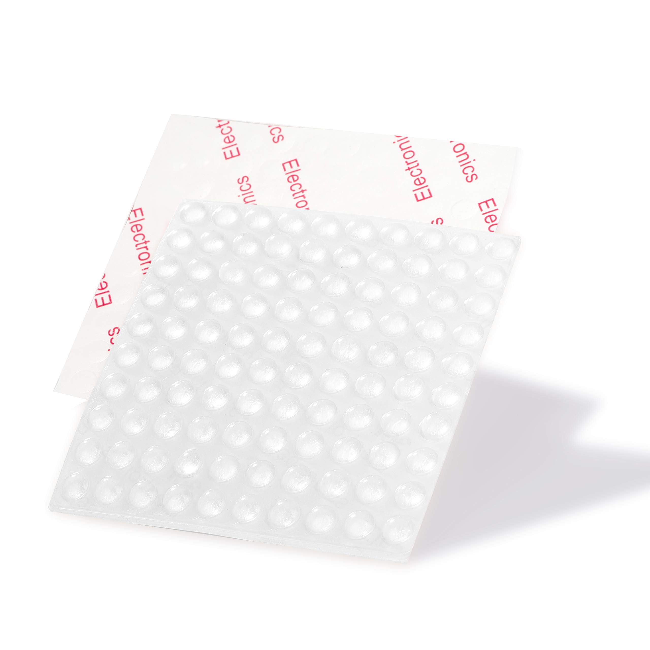 High Adhesive Transparent Silicone Rubber Bumper Feet Anti-collision Clear Drawer Bumpers Pads for Kitchens