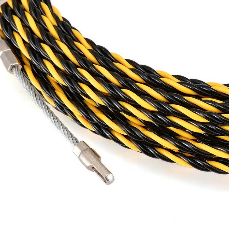 Nylon PET plastic fish tape cable puller wire puller fish Tape Fiberglass Wire Cable Running Rod Duct Rodder Fishtape Puller