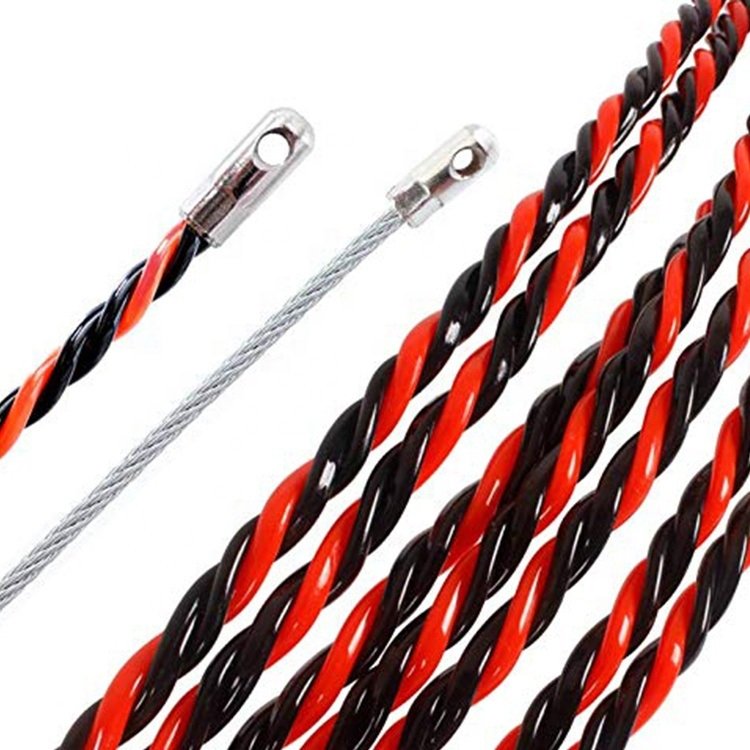 Nylon PET plastic fish tape cable puller wire puller fish Tape Fiberglass Wire Cable Running Rod Duct Rodder Fishtape Puller
