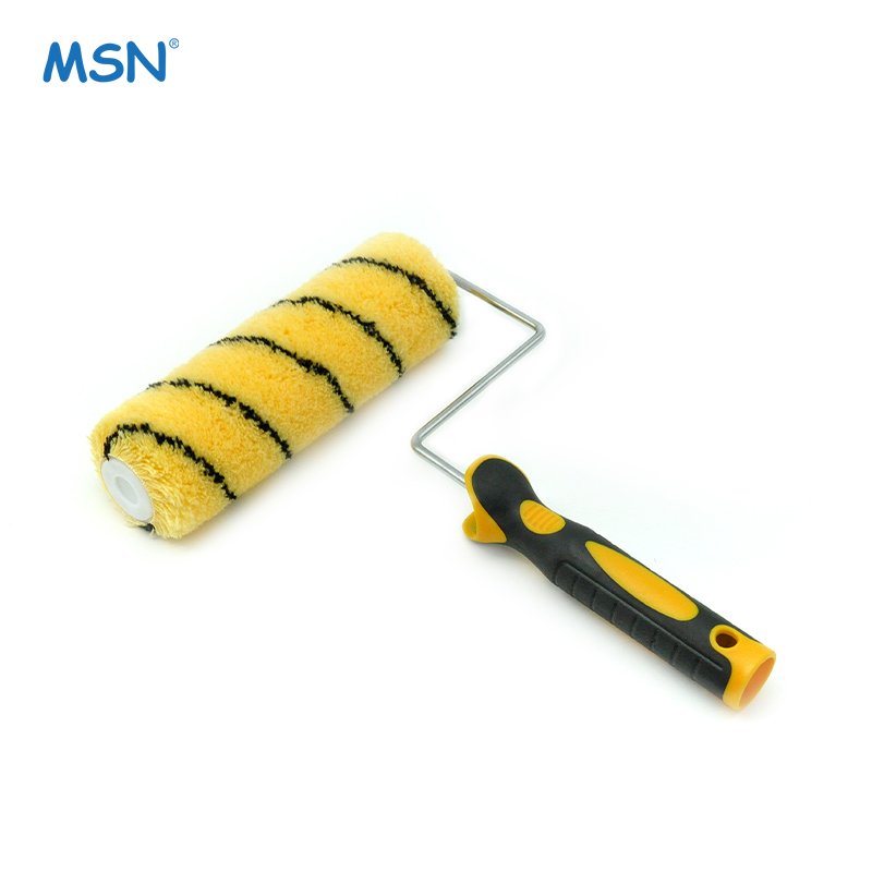 Bangladesh 9 inch long pile 18mm tiger heavy duty chrome plated 8mm diameter rod 5 wires cage frame paint roller brush