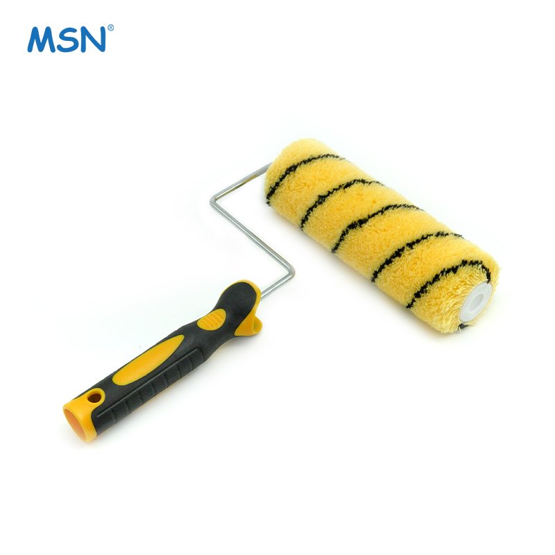 Bangladesh 9 inch long pile 18mm tiger heavy duty chrome plated 8mm diameter rod 5 wires cage frame paint roller brush