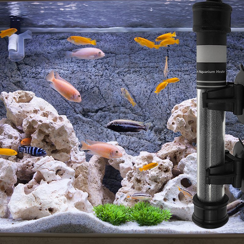 Chiye Customized LCD Display Fish Tank Electric Heater Rod LED Digital Display 50W Aquariums & Accessories Wire Control