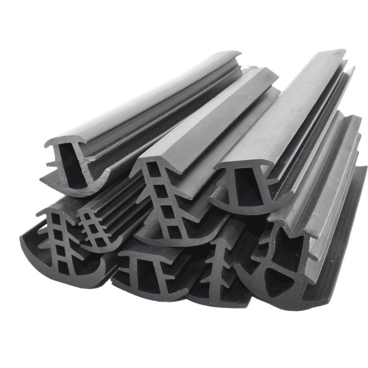 High quality solar panel rubber sealing strip extruded T-shaped solar panel rubber sealing strip with gap sealing