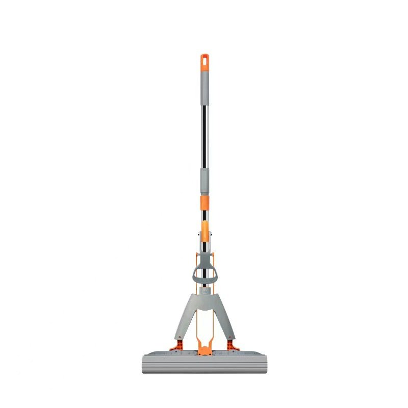 Hot sale high quality stainless steel handle Self-washed Squeeze Pva Mop Free Wash And Dry Sponge Mop Magic Mop