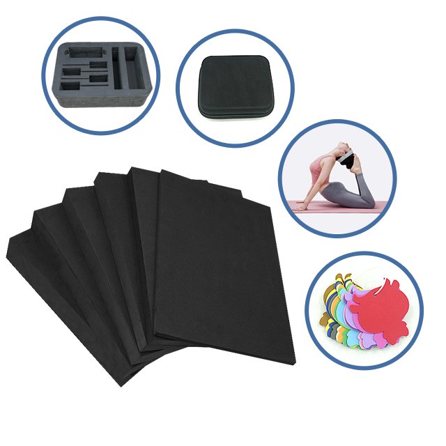 Manufacturer cheap factory price 1mm 2mm 3mm 4mm 5mm 6mm slipper making eva foam color foam eva rubber for shoes making