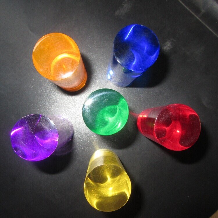 Colored Acrylic PMMA Plastic Solid Round Rods/Sticks / acrylic peg for Decoration or Lighting Color acrylic rod