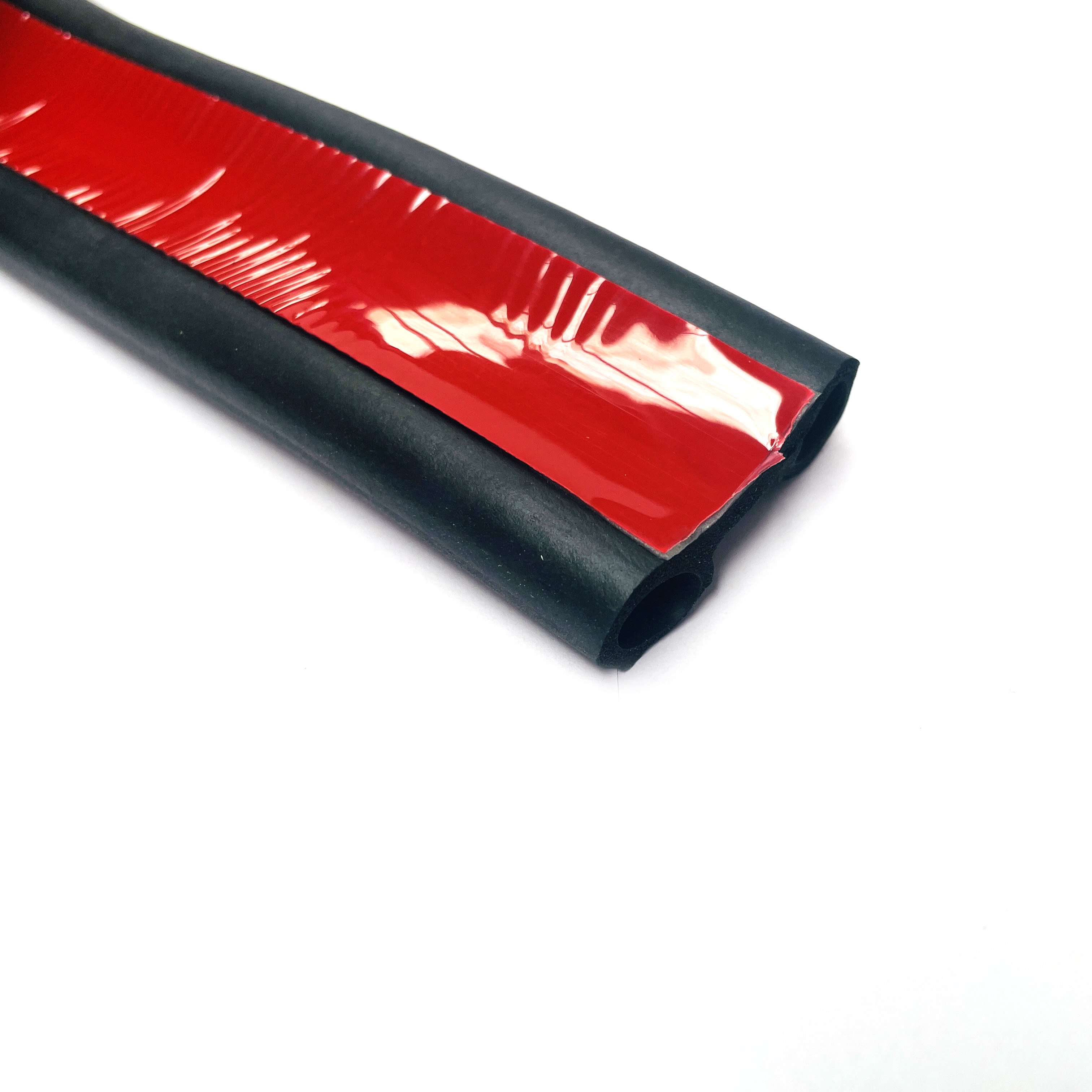 Car Door Rubber Seal Strip,Black Automotive Weather Stripping with Self-Adhesive to Reduce Noise and Water-Leaking
