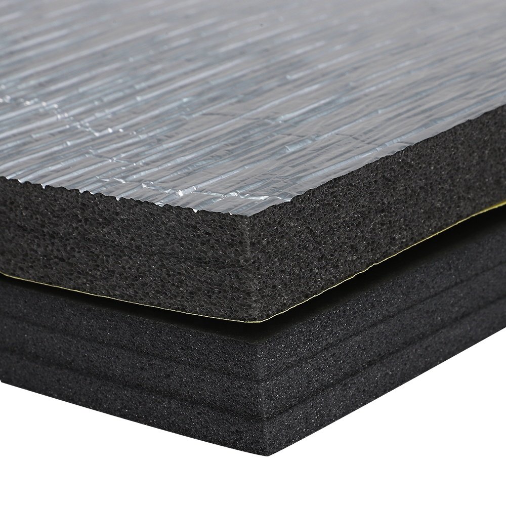 Polyolefin Thermal Insulation Foam PE Rubber Aero Aluminum Foil Foam XLPE Polyethylene Rolls and Sheets