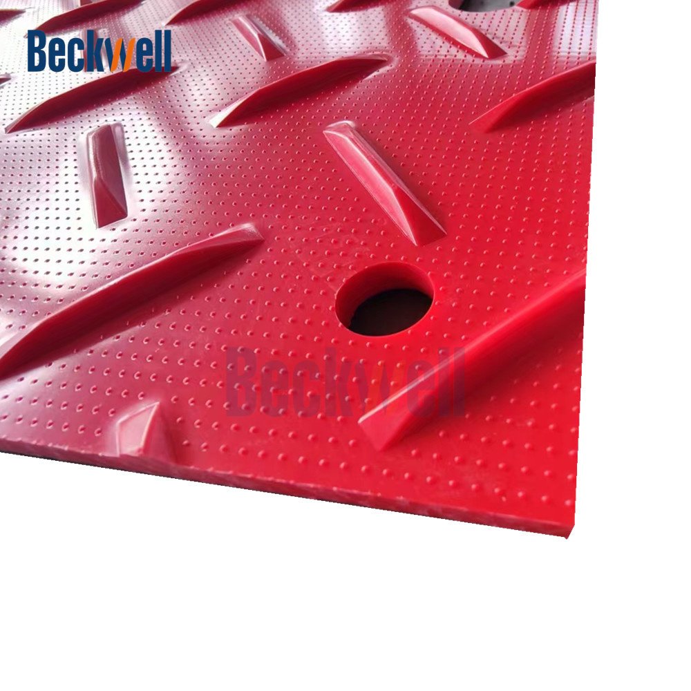 Chinese factory HDPE Plastic Ground Protection Mats Road Plate Temporary Road Mat