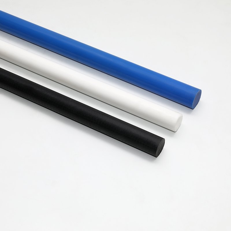 White Black Color Extruded POM-C Plastic Rod Acetal Delrin Round Rod board plate