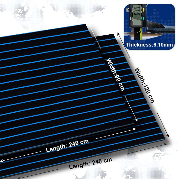 XYF Modern Design Anti-Fatigue Marine Closed Cell Foam Boat Floor Decking Brushed Texture EVA Engineered Outdoor Flooring