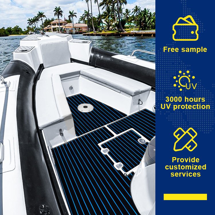 XYF Modern Design Anti-Fatigue Marine Closed Cell Foam Boat Floor Decking Brushed Texture EVA Engineered Outdoor Flooring