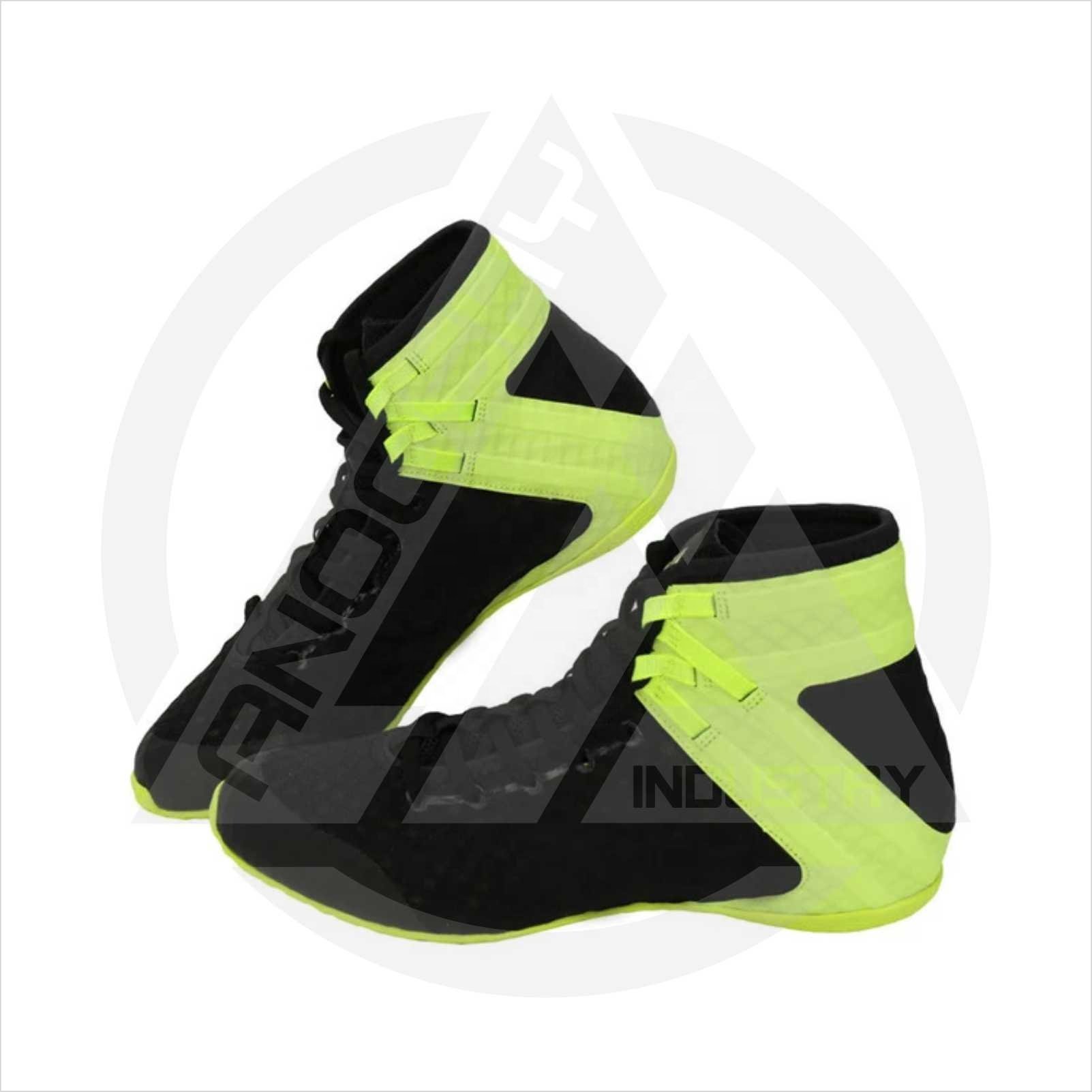 Customized High Top Boxing Wrestling Shoes Fashionable Training Leather Rubber Men Women Original Leather/Artificial Leather