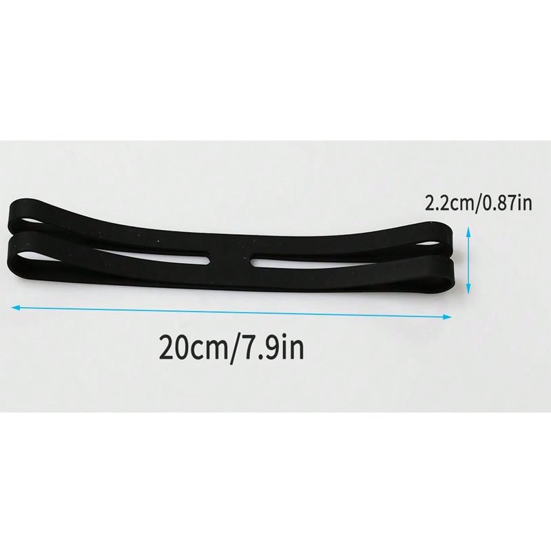 IN STOCK Strong Elastic Straps Silicone H Band for Book Lunch Box