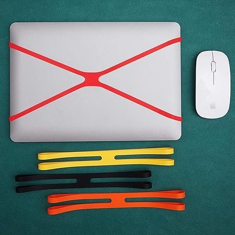 IN STOCK Strong Elastic Straps Silicone H Band for Book Lunch Box
