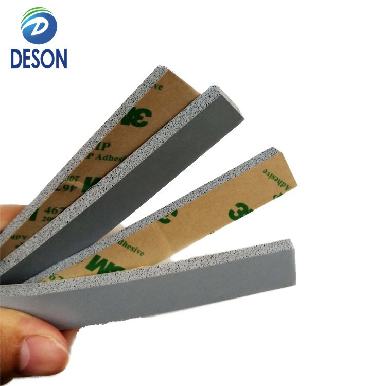 DESON New energy waterproof fire resistant high temperature flame retardant 94-V0 closed cell silicone foam