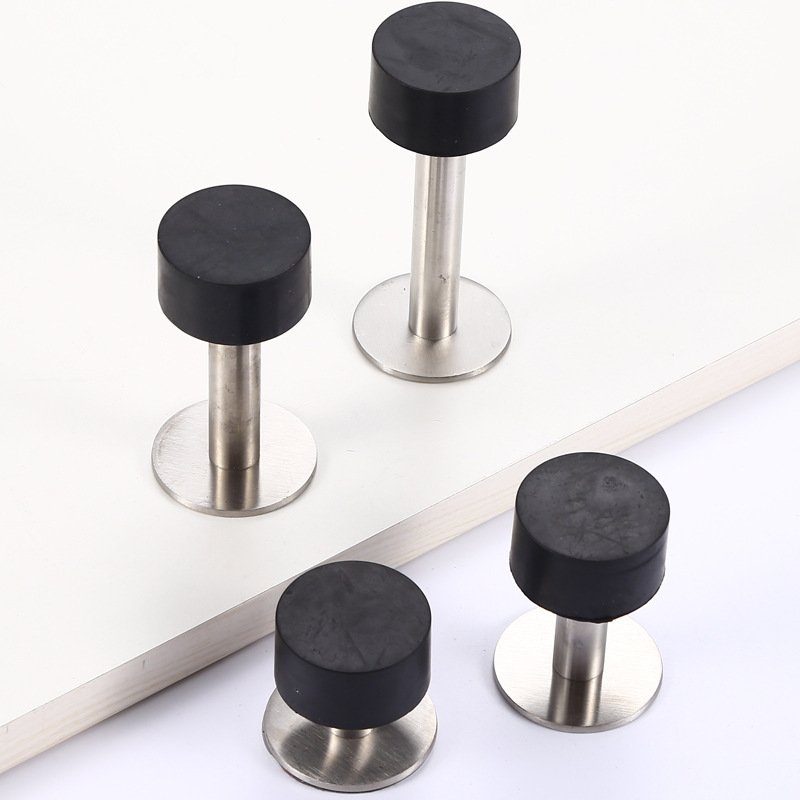 Stainless Steel Internal Door Floor Door Stop Rubber Door Stoppers Doorstop