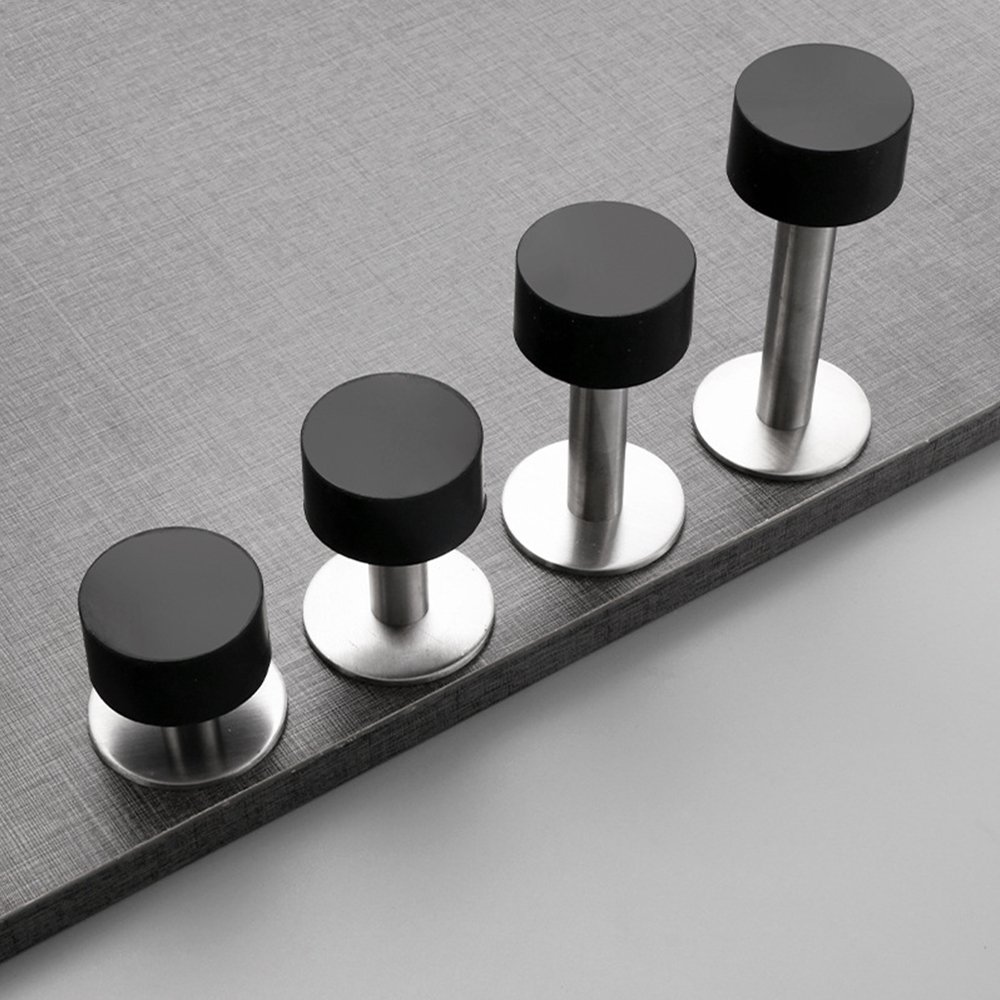 Stainless Steel Internal Door Floor Door Stop Rubber Door Stoppers Doorstop