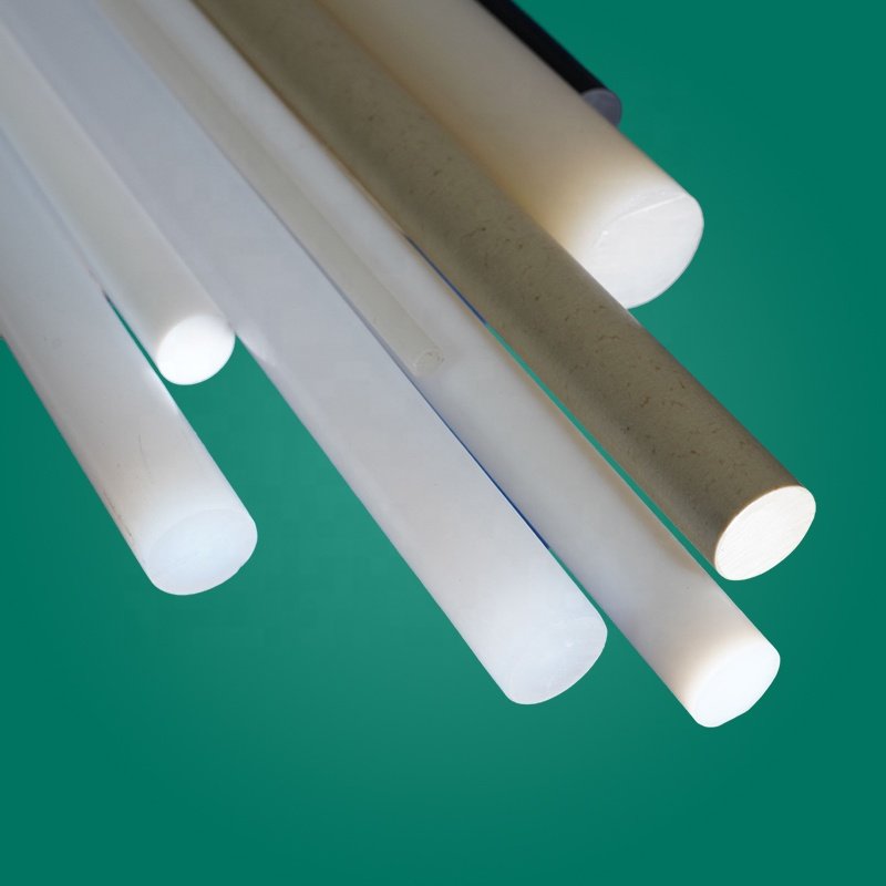 Full Size High Quality PTFE Rod Wholesale Te molded Extruded Rod Flon Fluoroplastic Fluorine Composite Material Plastic