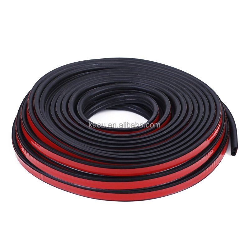 self-adhesive D gasket EPDM seal strip foam rubber D shape rubber seal strip