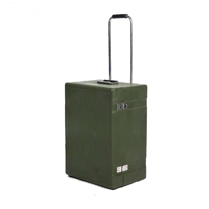 MG+ Outdoor First Aid Box Durable Rotoplastic Storage with Pull Rod Simple Design Command Operations Made Durable Plastic