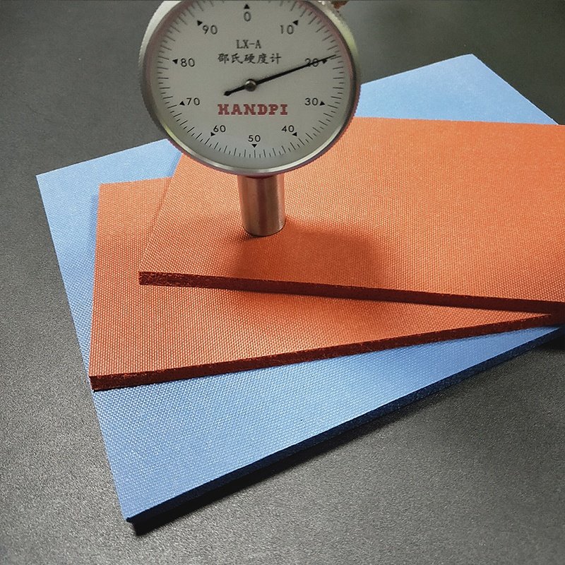 Foaming linen finish customized heat resistant silicon rubber sponge sheet