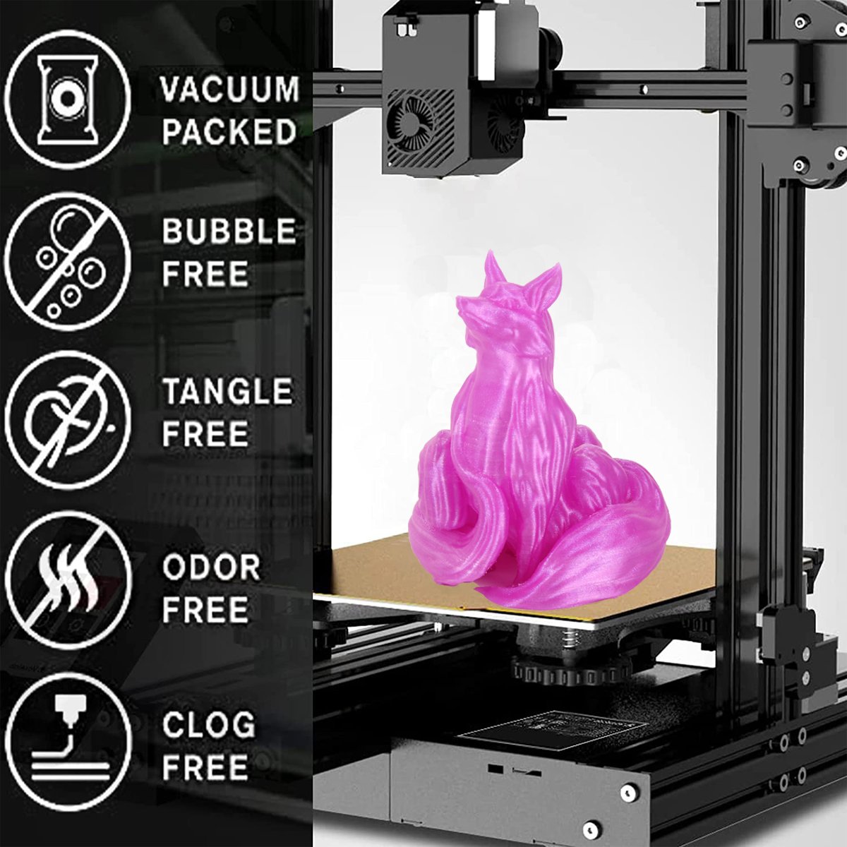 Great Toughness 3D Printer PLA Filament 1.75mm 3D Printer Filament 1KG Chameleon Series For 3d Printing Plastic Rods
