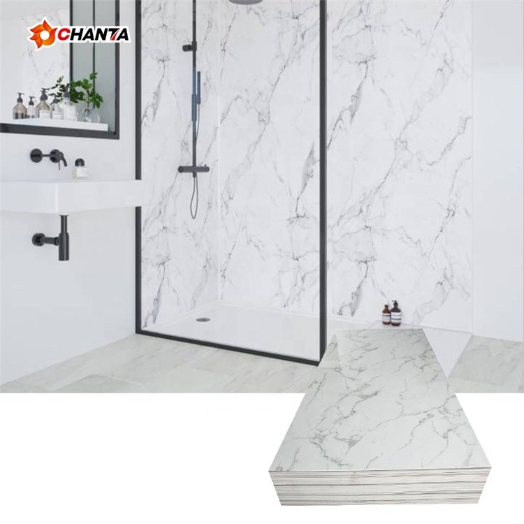 High Gloss and Matte PVC Marble Sheet with UV Coating